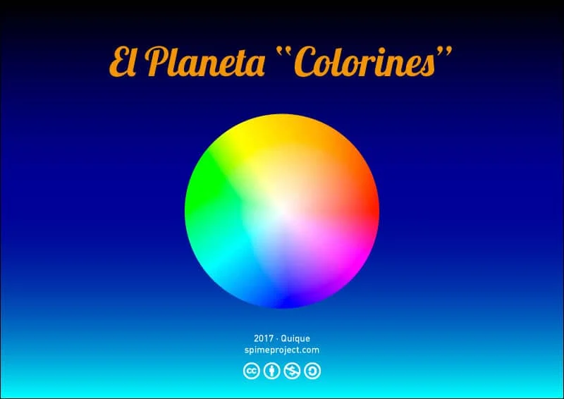 Cuento sobre colores luz y pigmento - El planeta Colorines
